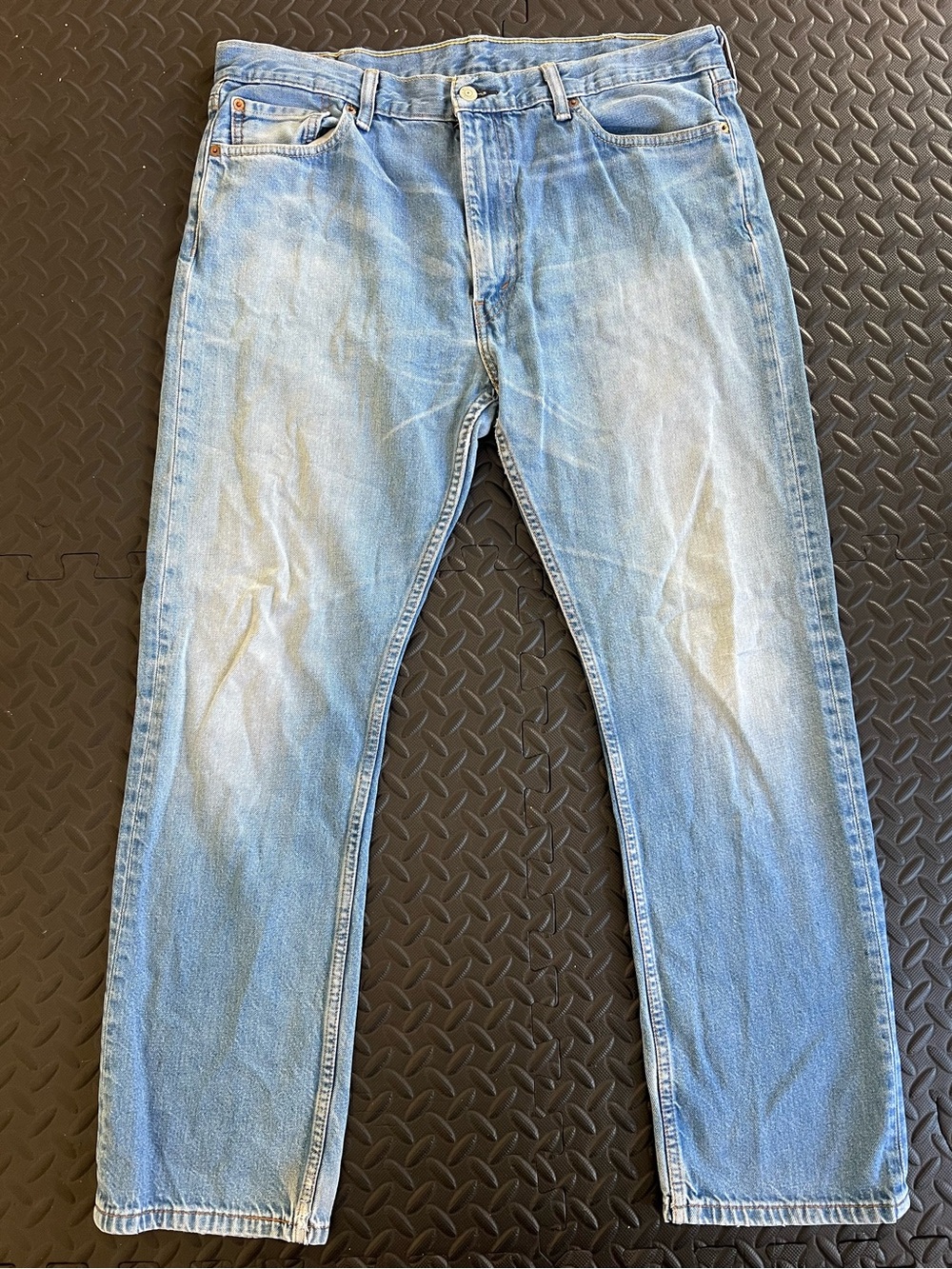 Levi Strauss‎ Levi's 513 Light Blue Men’s Denim Jeans Sz W38L32